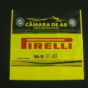 SACO PLÁSTICO PARA CÂMARA DE AR DE MOTOCICLETAS ABERTURA NA PARTE SUPERIOR