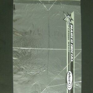 SACO PLÁSTICO PARA CAMISAS, CAMISETAS, CALÇAS, UNIFORMES, MODA FITNESS COM ABA E FITA
