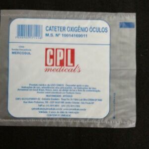 SACO PLÁSTICO PARA CATETER OXIGÊNIO ÓCULOS