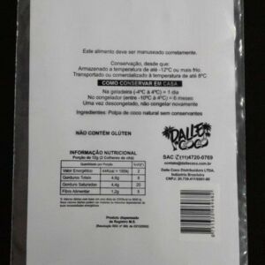 SACO PLÁSTICO PARA COCO FRESCO RALADO CONGELADO 3