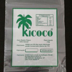 SACO PLÁSTICO PARA COCO RALADO FRESCO
