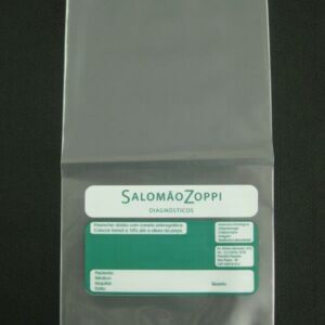 SACO PLÁSTICO PARA COLETA DE MATERIAL BIOLÓGICO COM ABERTURA NA PARTE SUPERIOR 1