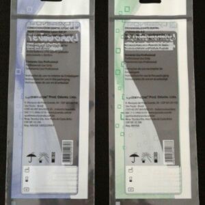 SACO PLÁSTICO PARA CONDICIONADOR E CLAREADOR DENTAL COM SOLAPA E FURO PARA DISPLAY 2