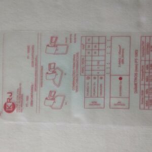 SACO PLÁSTICO PARA CONECTORES E TERMINAIS 6