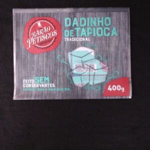 SACO PLÁSTICO PARA DADINHO DE TAPIOCA CONGELADO