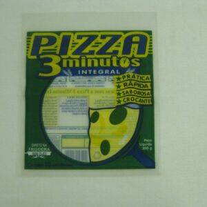 SACO PLÁSTICO PARA DISCO DE PIZZA DE FRIGIDEIRA, COM ABERTURA NA PARTE SUPERIOR
