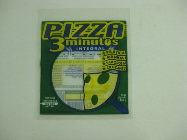 SACO PLÁSTICO PARA DISCO DE PIZZA DE FRIGIDEIRA, COM ABERTURA NA PARTE SUPERIOR