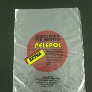 SACO PLÁSTICO PARA DISCO DE POLIMENTO ABERTURA NA PARTE SUPERIOR