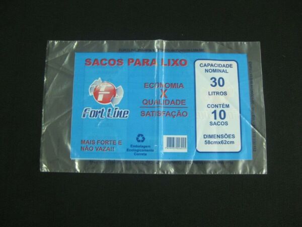 SACO PLÁSTICO PARA SACOS DE LIXO 2