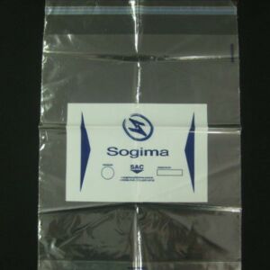 SACO PLÁSTICO PARA EPIS, MASCARA, RESPIRADORES, FILTROS, LUVAS, ÓCULOS, BOTAS, PROTETOR AURICULAR, UNIFORMES, ARTIGOS DE SINALIZAÇÃO E SEGURANÇA