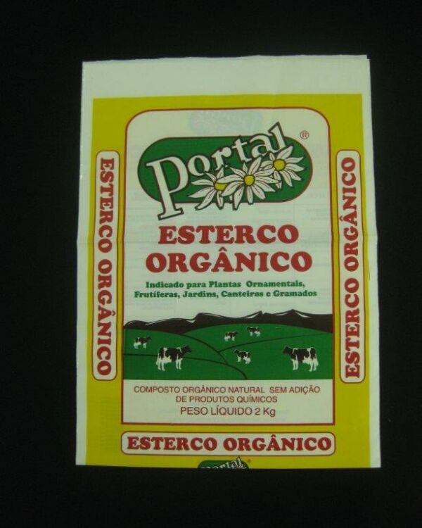 SACO PLÁSTICO PARA ESTERCO ORGÃNICO