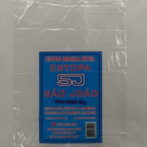SACO PLÁSTICO PARA ESTOPA BRANCA EXTRA