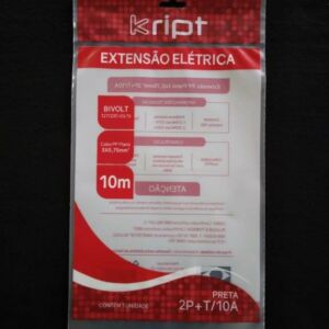 SACO PLÁSTICO PARA EXTENSÃO ELÉTRICA COM SOLAPA E FURO PARA DISPLAY