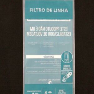 SACO PLÁSTICO PARA FILTRO DE LINHA COM SOLAPA E FURO PARA DISPLAY 10