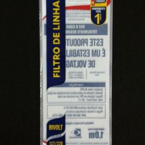 SACO PLÁSTICO PARA FILTRO DE LINHA COM SOLAPA E FURO PARA DISPLAY 11
