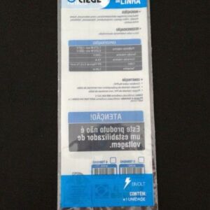 SACO PLÁSTICO PARA FILTRO DE LINHA COM SOLAPA E FURO PARA DISPLAY 18