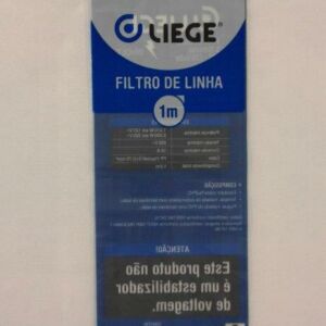 SACO PLÁSTICO PARA FILTRO DE LINHA COM SOLAPA E FURO PARA DISPLAY