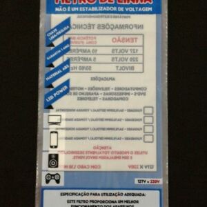 SACO PLÁSTICO PARA FILTRO DE LINHA COM SOLAPA E FURO PARA DISPLAY ABERTURA NA PARTE INFERIOR