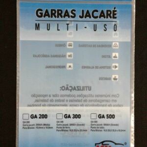 SACO PLÁSTICO PARA GARRAS JACARÉ MULTIUSO COM SOLAPA E FURO PARA DISPLAY