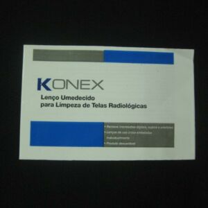 SACO PLÁSTICO PARA LENÇO UMIDEÇIDO PARA LIMPEZA DE TELAS RADIOLÓGICAS COM ABERTURA NA LATERAL
