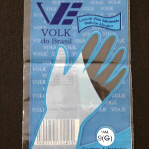 SACO PLÁSTICO PARA LUVA DE VINIL SILICONIZADA COM SOLAPA E FURO PARA DISPLAY