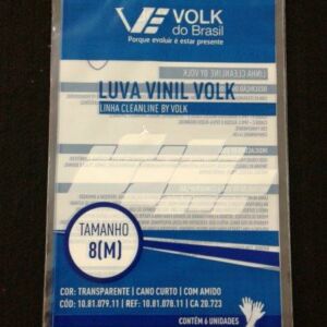 SACO PLÁSTICO PARA LUVA VINÍLICA COM SOLAPA E FURO PARA DISPLAY