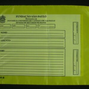 SACO PLÁSTICO COM FECHO ZIP PARA MALOTE E TRANSPORTE DE DOCUMENTOS 5