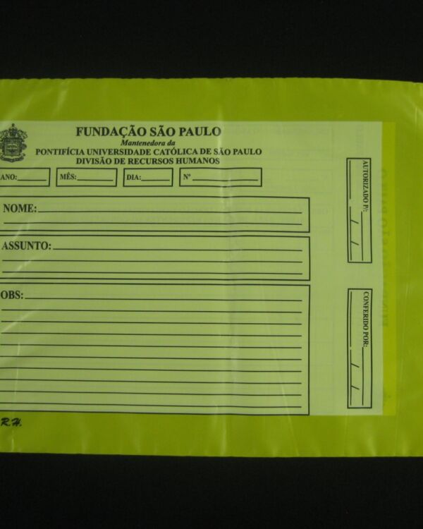SACO PLÁSTICO PARA MALOTE TRANSPORTE E GUARDA  DE DOCUMENTOS - Imagem 4