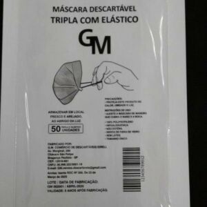 SACO PLÁSTICO PARA MÁSCARA FACIAL DESCARTÁVEL 2