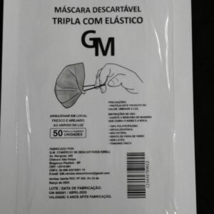 SACO PLÁSTICO PARA MÁSCARA DESCARTÁVEL