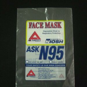 SACO PLÁSTICO PARA MÁSCARA FACIAL RESPIRADOR PURIFICADOR DE AR DESCARTÁVEL COM E SEM VÁLVULA 3
