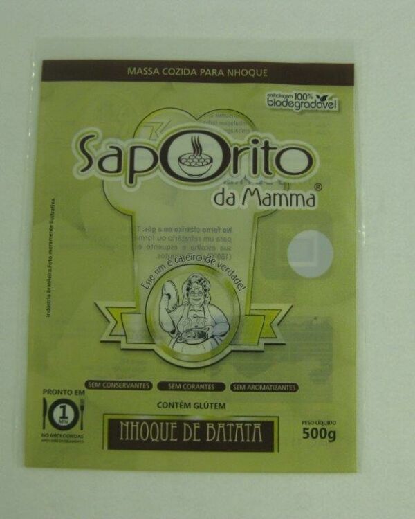 SACO PLÁSTICO PARA MASSA DE NHOQUE