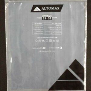 SACO PLÁSTICO PARA MEIAS COM SOLAPA E FURO PARA DISPLAY COM ABA E FITA 17