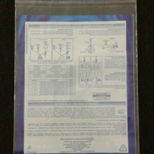 SACO PLÁSTICO PARA METAIS SANITÁRIOS, TORNEIRAS, REGISTROS COM SOLAPA E FURO PARA DISPLAY COM ILHÔS 3