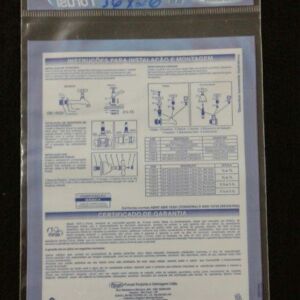 SACO PLÁSTICO PARA METAIS SANITÁRIOS, TORNEIRAS, REGISTROS COM SOLAPA E FURO PARA DISPLAY COM ILHÔS 4