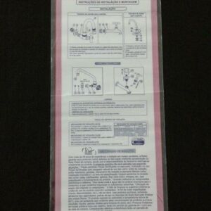 SACO PLÁSTICO PARA METAIS SANITÁRIOS, TORNEIRAS, REGISTROS COM SOLAPA E FURO PARA DISPLAY COM ILHÔS 2
