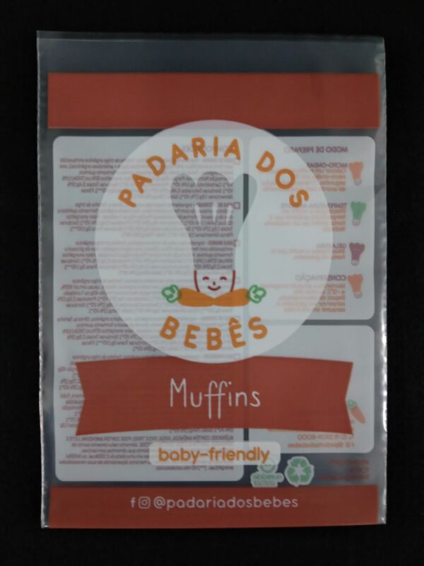 SACO PLÁSTICO PARA MUFFINS CONGELADOS PARA BEBES 3
