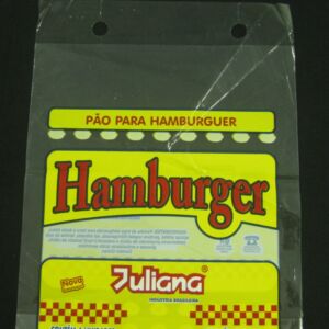 SACO PLÁSTICO PARA PÃES DE HAMBURGER