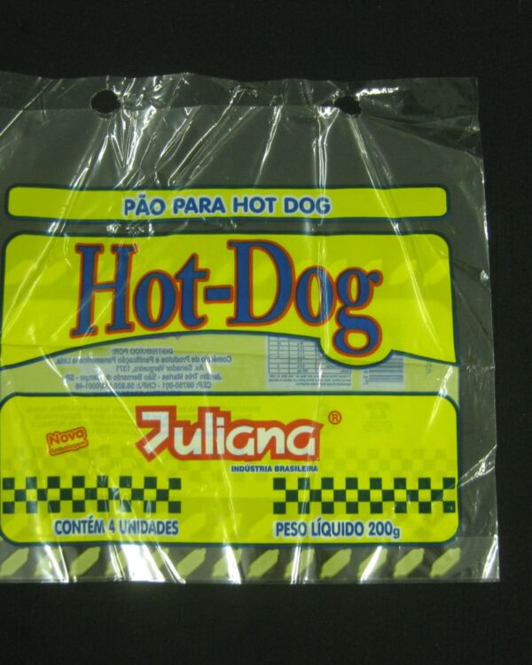 SACO PLÁSTICO PARA PÃES DE HOTDOG