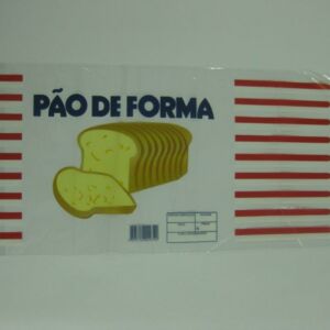 SACO PLÁSTICO PARA PÃO DE FORMA COM SANFONA DE FUNDO