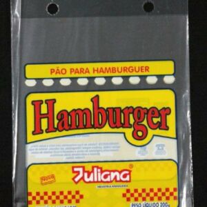 SACO PLÁSTICO PARA PÃO DE HAMBURGER