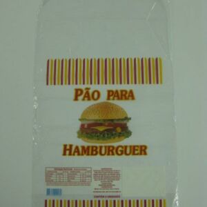 SACO PLÁSTICO PARA PÃO DE HAMBURGUER
