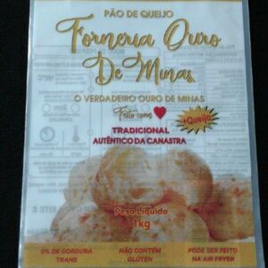 SACO PLÁSTICO PARA PÃO DE QUEIJO  CONGELADO 1