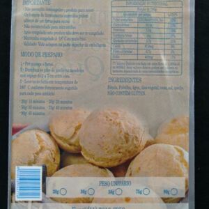SACO PLÁSTICO PARA PÃO DE QUEIJO  CONGELADO 2