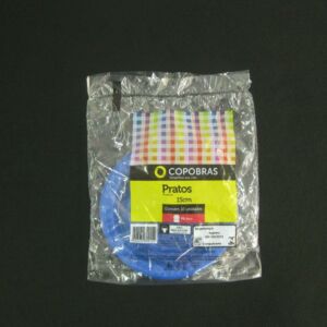SACO PLÁSTICO PARA PRATO, COPO E TALHER DESCARTÁVEL 3