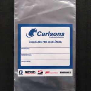 SACO PLÁSTICO PARA PRODUTOS E PEÇAS INDUSTRIAIS PARA DISTRIBUIDORES
