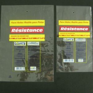 SACO PLÁSTICO PARA ROLO DE PINTURA E ACESSÓRIOS COM ABERTURA NA PARTE SUPERIOR E FURO PARA DISPLAY