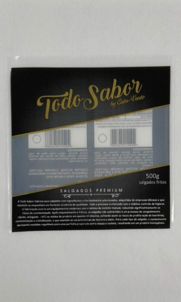 SACO PLÁSTICO PARA SALGADOS CONGELADOS 5
