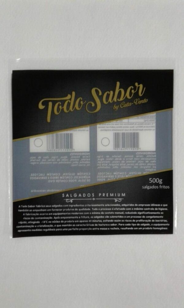 SACO PLÁSTICO PARA SALGADOS CONGELADOS 6