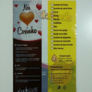 SACO PLÁSTICO PARA SALGADOS CONGELADOS 1